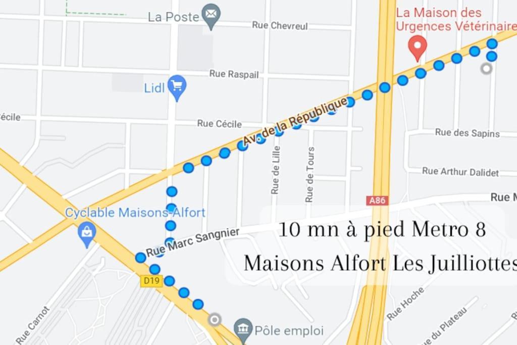 Escale-Marne Fr - 202 - Free Parking - Free Luggage Storage - All Equipped - Linen Included - Washing Machine - 10Mn Walk Metro 8 - Rer A - Panoramic View - From 1 To 14 Guests Maisons-Alfort Extérieur photo