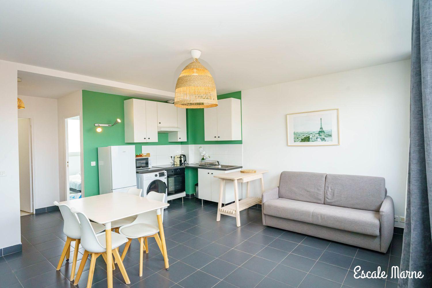 Escale-Marne Fr - 202 - Free Parking - Free Luggage Storage - All Equipped - Linen Included - Washing Machine - 10Mn Walk Metro 8 - Rer A - Panoramic View - From 1 To 14 Guests Maisons-Alfort Extérieur photo
