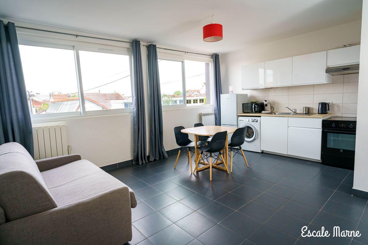 Escale-Marne Fr - 202 - Free Parking - Free Luggage Storage - All Equipped - Linen Included - Washing Machine - 10Mn Walk Metro 8 - Rer A - Panoramic View - From 1 To 14 Guests Maisons-Alfort Chambre photo