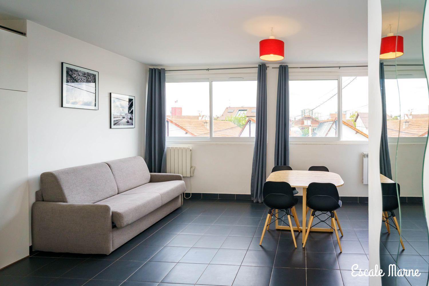 Escale-Marne Fr - 202 - Free Parking - Free Luggage Storage - All Equipped - Linen Included - Washing Machine - 10Mn Walk Metro 8 - Rer A - Panoramic View - From 1 To 14 Guests Maisons-Alfort Chambre photo