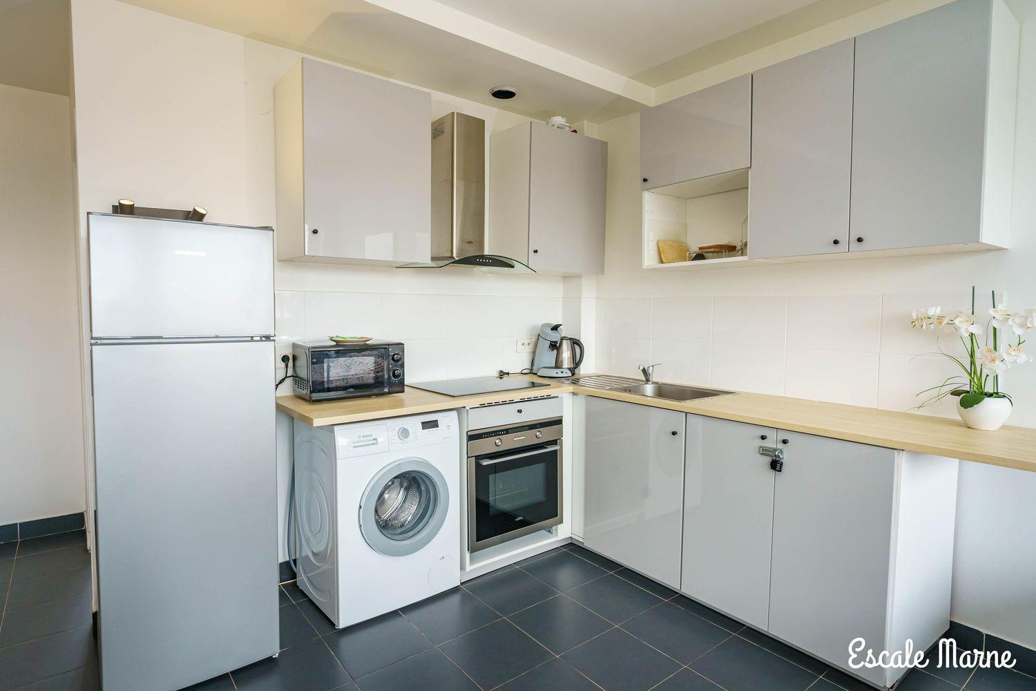 Escale-Marne Fr - 202 - Free Parking - Free Luggage Storage - All Equipped - Linen Included - Washing Machine - 10Mn Walk Metro 8 - Rer A - Panoramic View - From 1 To 14 Guests Maisons-Alfort Extérieur photo